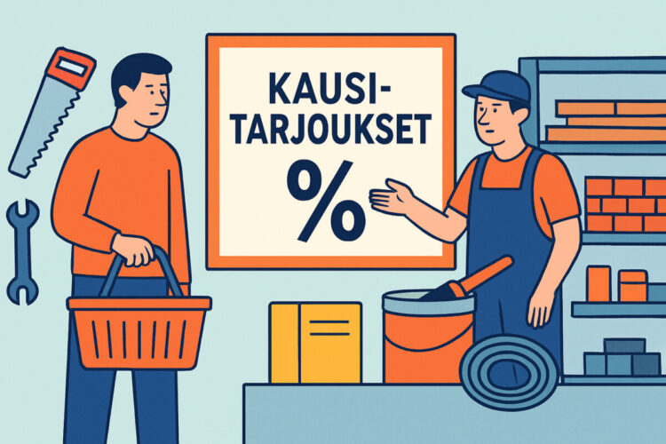 Kausitarjoukset rautakaupassa – milloin kannattaa ostaa
