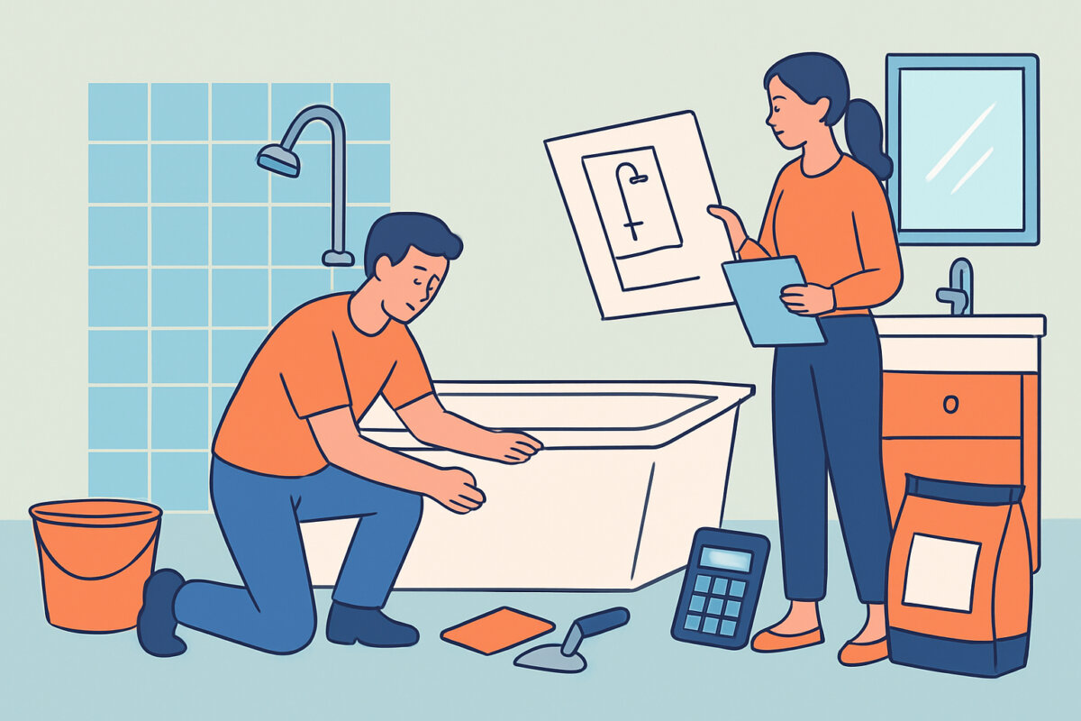Kylpyhuoneremontti vaihe vaiheelta – materiaalit ja budjetti