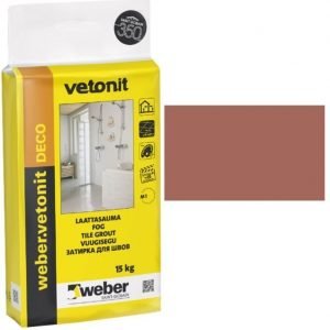 weber.vetonit DECO Laattasauma 640 Terracotta 15 kg