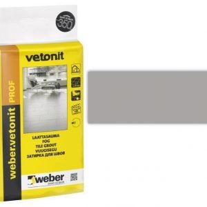 weber.vetonit PROF Laattasauma 13 Medium grey 15 kg