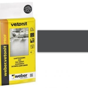 weber.vetonit PROF Laattasauma 14 Antracit 5 kg