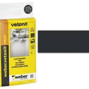 weber.vetonit PROF Laattasauma 19 Black 15 kg